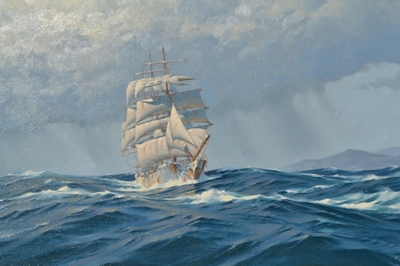 The Milverton in Full Sail by Kieth Alastair Griffin