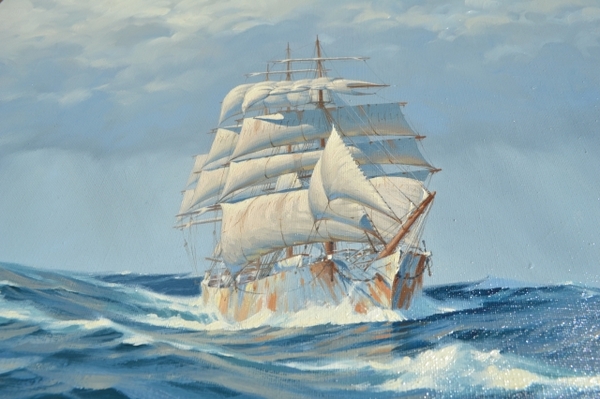 The Milverton in Full Sail by Kieth Alastair Griffin