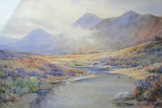 Watercolours painting by G. Goodall [Signed].