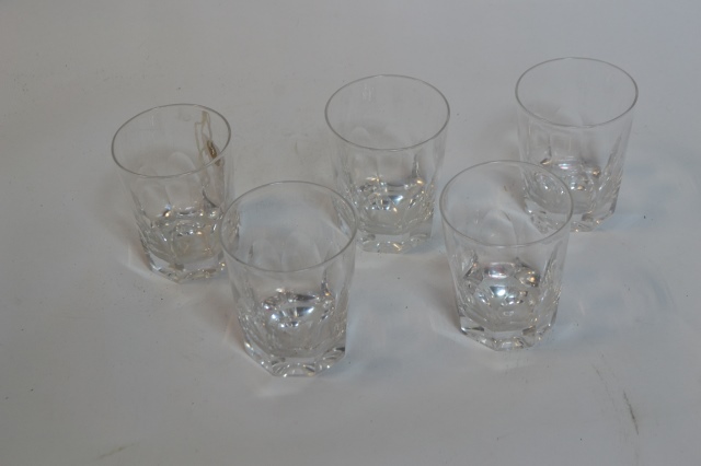 Five Tumbler Glasses.