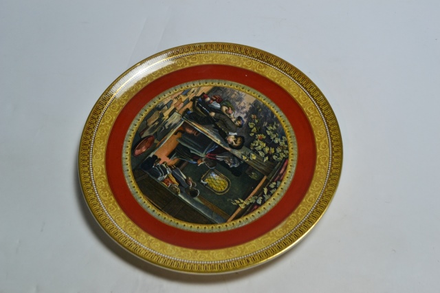 Pratt Ware Plate [The Truant by T Webster]