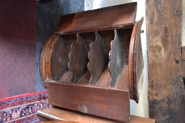19th Century Bow Fronted Corner Cupboard.