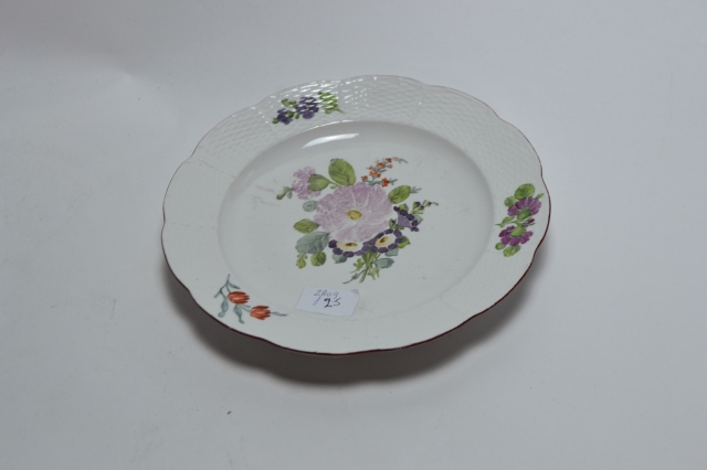 19th Century Hand Painted Plate.