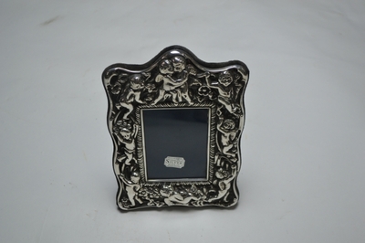 A Sterling Silver Easel Back Photo Frame