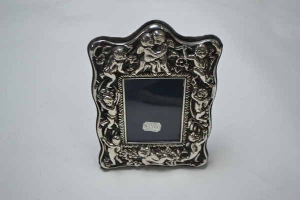 A Sterling Silver Easel Back Photo Frame