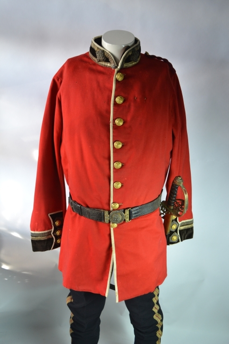 1856 Medical Staff Corps Officers Tunic with belt.
