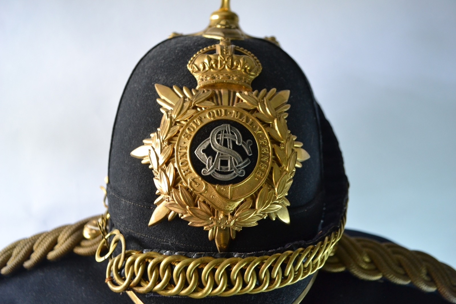 Officers Army Service Corps pre 1918 home service helmet