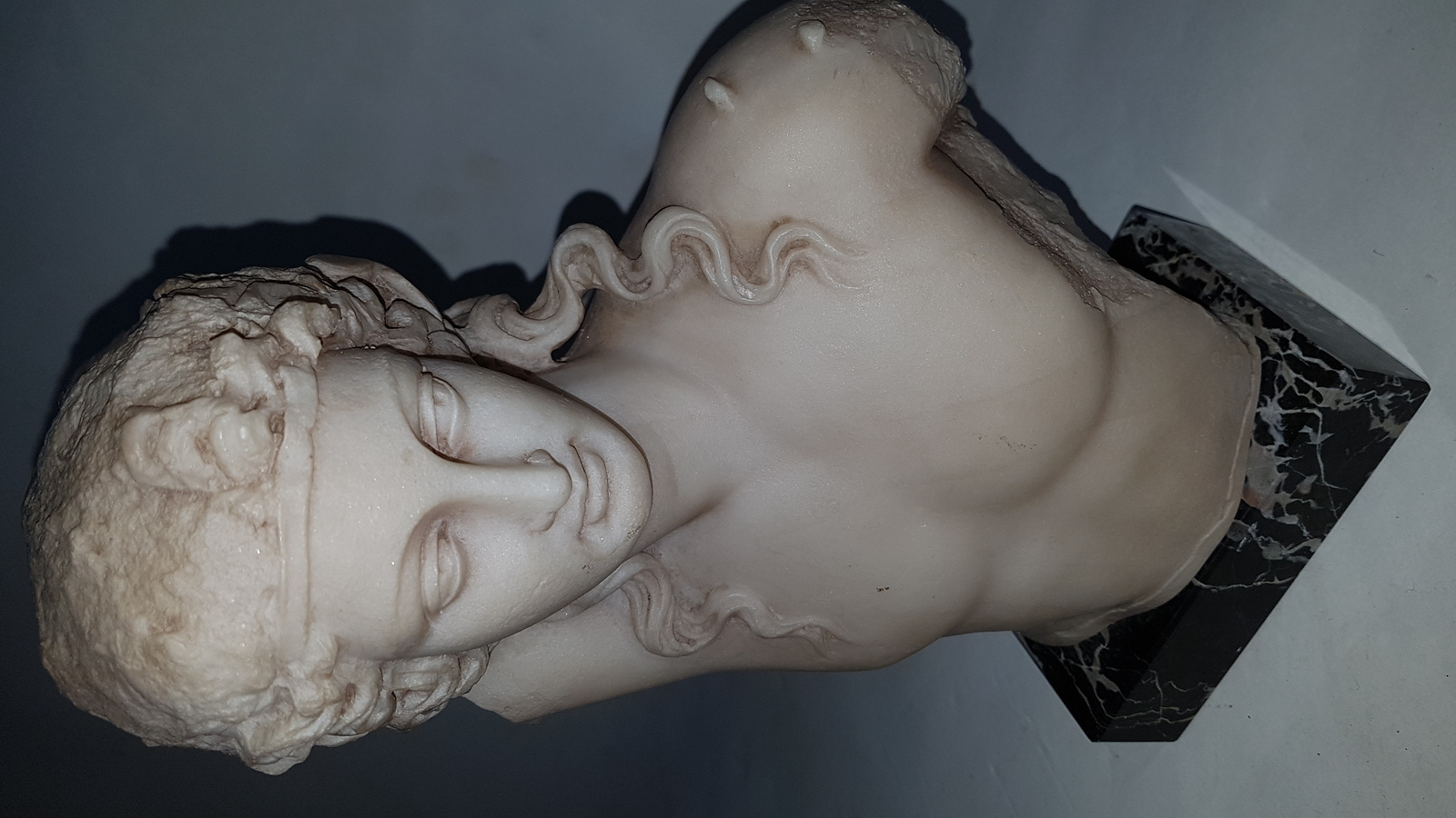 Modern Moulded Resin Bust Figure