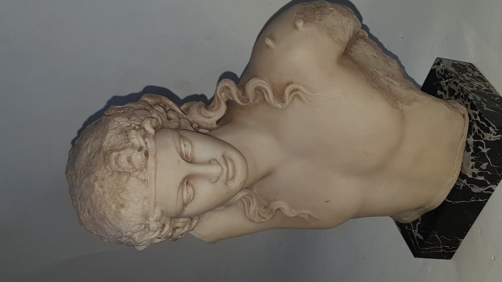 Modern Moulded Resin Bust Figure