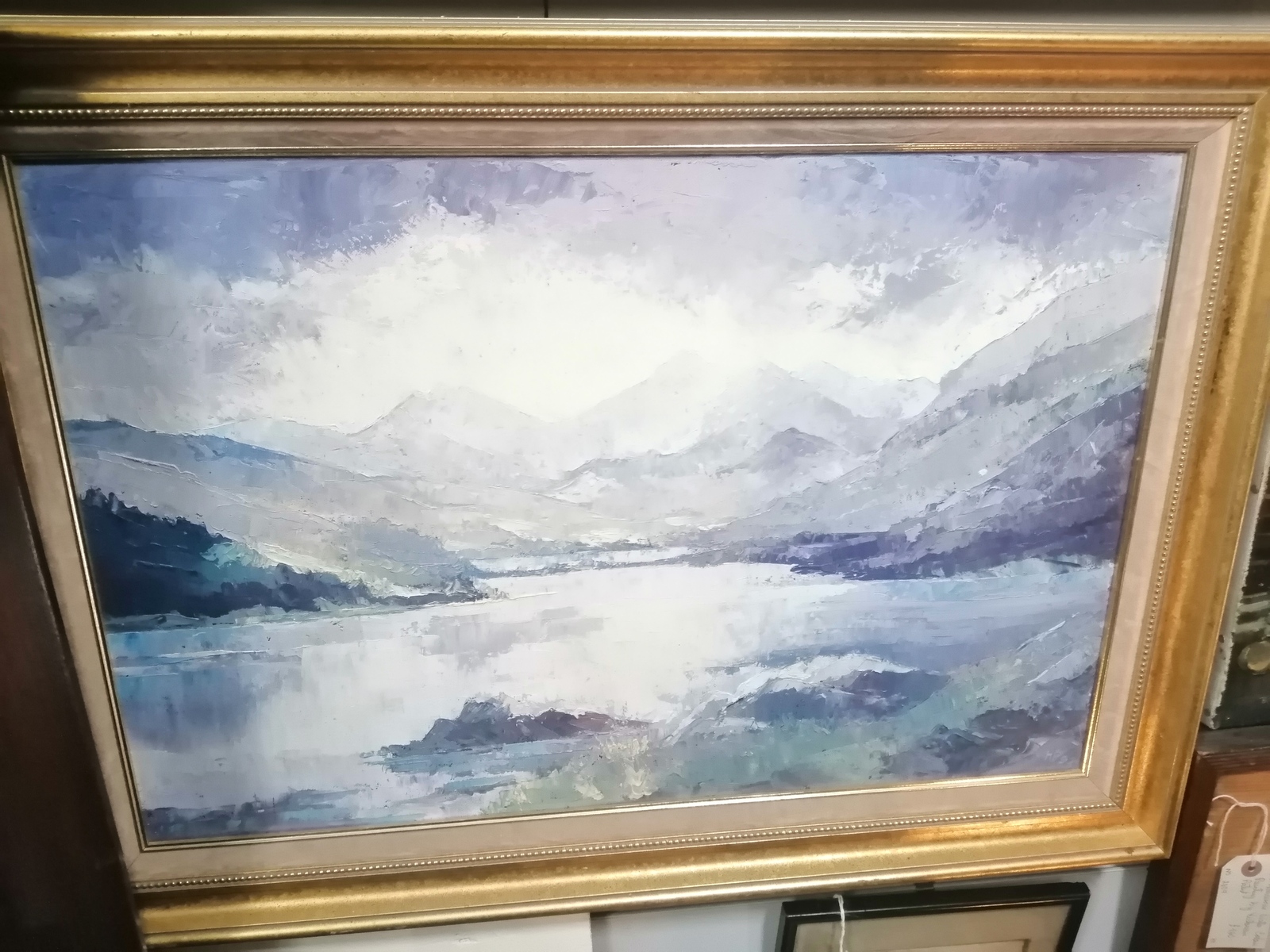 Oil on Canvas of Snowdon, Wales.