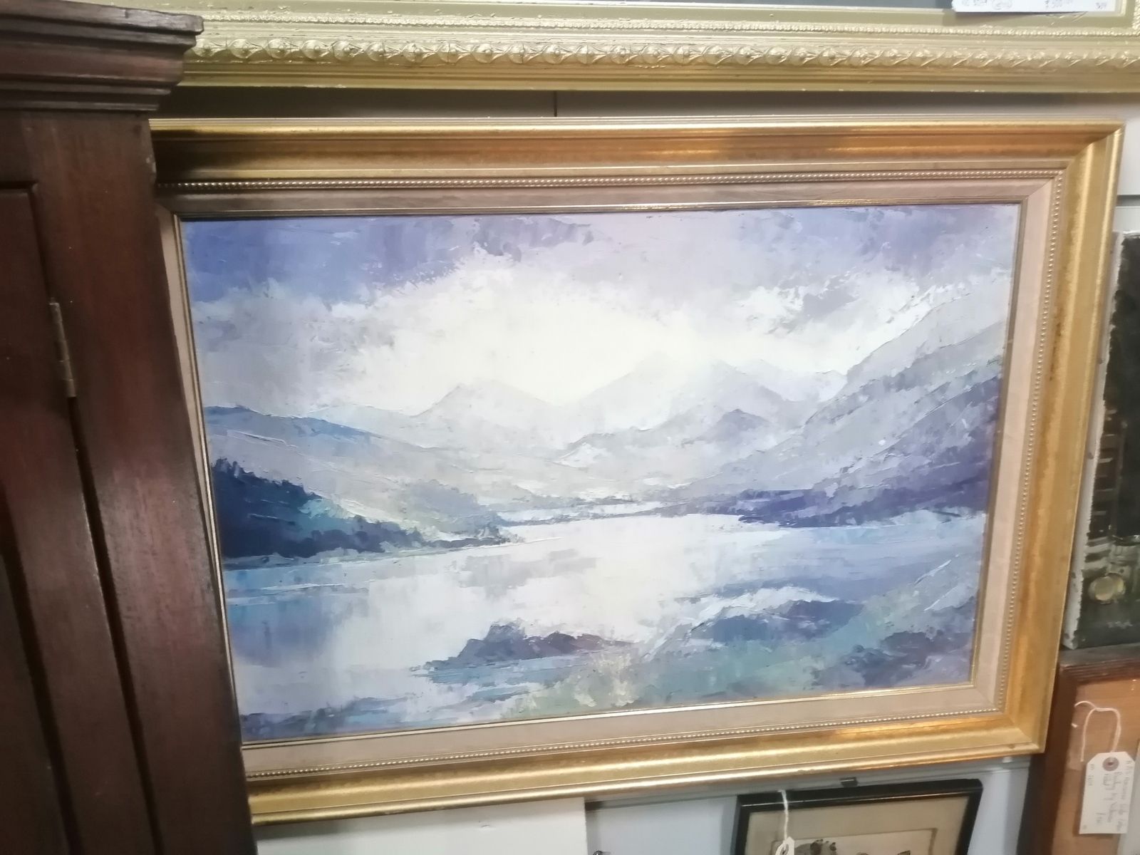 Oil on Canvas of Snowdon, Wales.