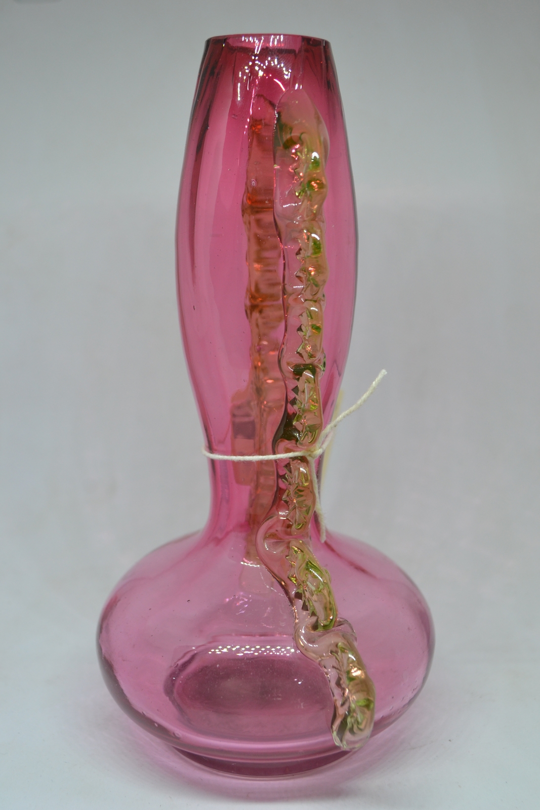 A late 19th Century Vaseline Vase