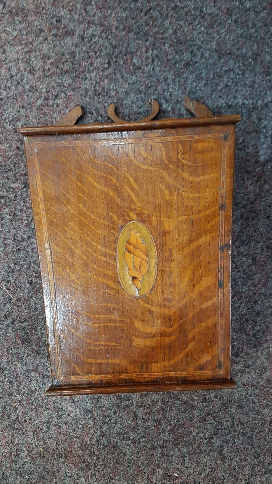 Small Georgian Oak Candle Box