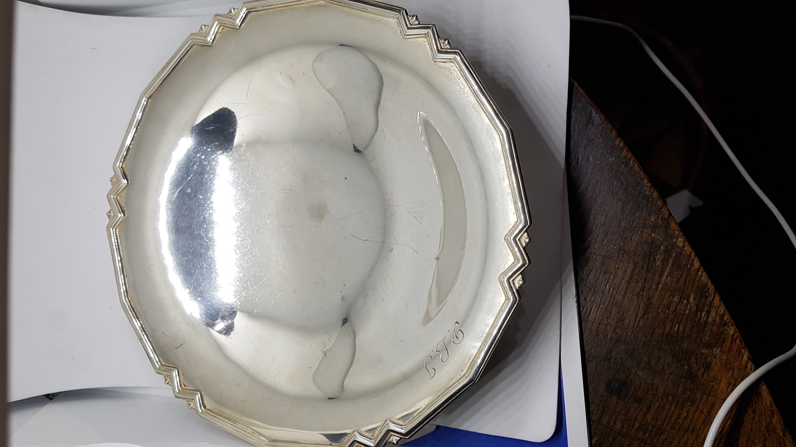 An Art Deco Silver Tazza Bowl