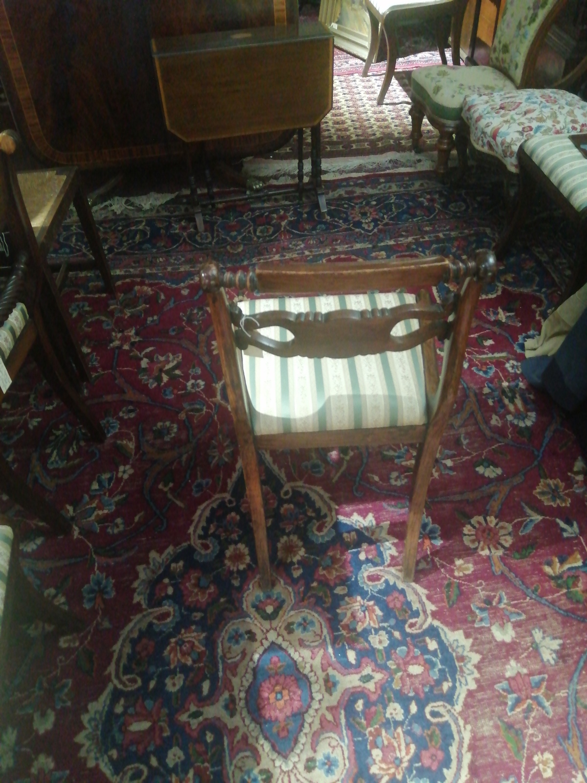 Beautiful Regency Rosewood Dining Chair.