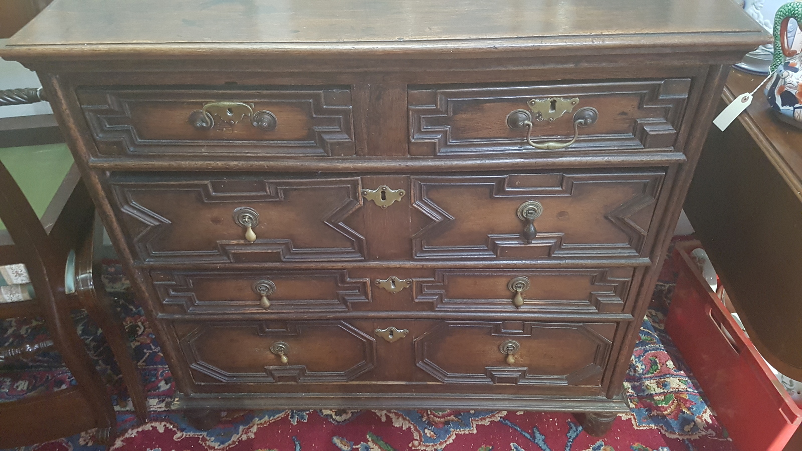 William And Mary Period Oak Chest