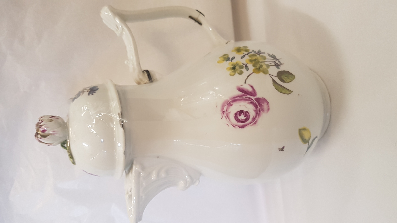 Meissen, An 18th Century  Hard Paste  Porcelain Coffee pot