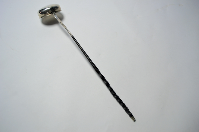 Georgian Silver Toddy Ladle  With Baleen Handle. 