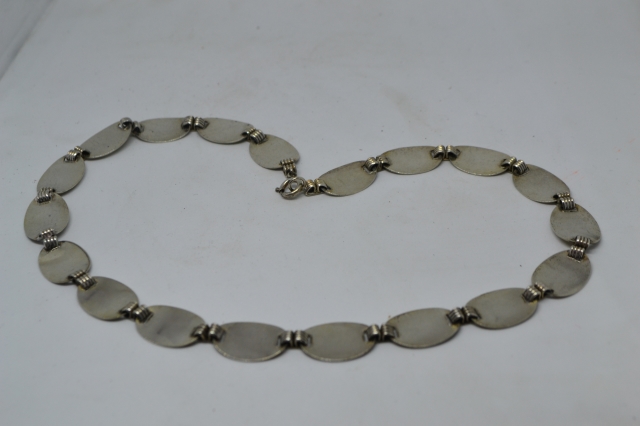 Continental Silver Necklace 835