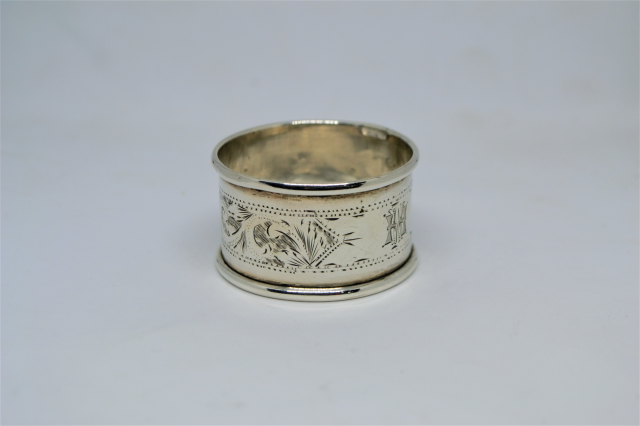 A Silver Napkin Ring. Birmingham 1920 by R.Bs.