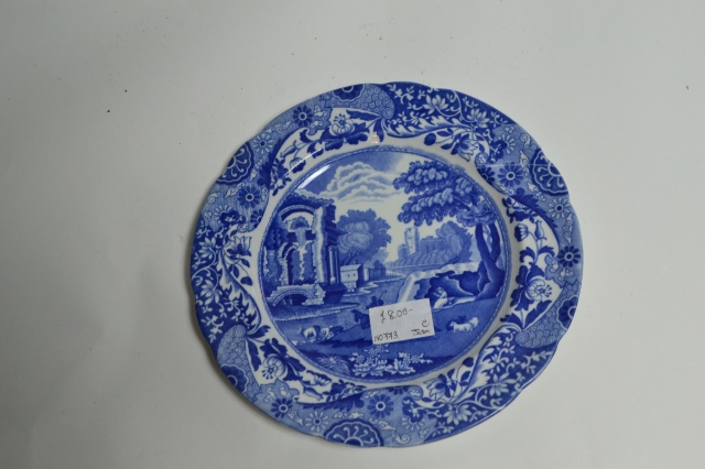 Copland Blue Italian Spode Plate.