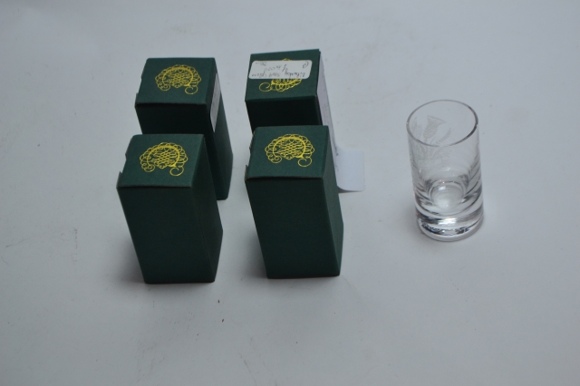 Four Whisky Shot Glasses