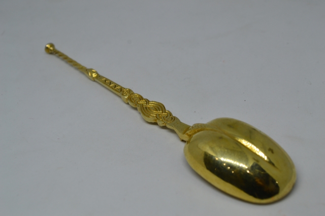 Silver Gilt Spoon, Chester 1906.