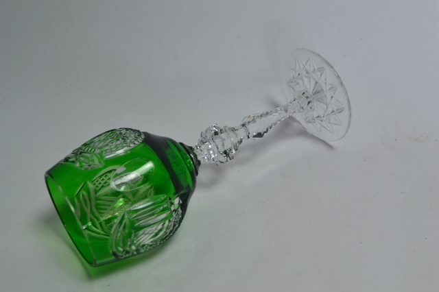 Green Mise Eire Drinking Glass
