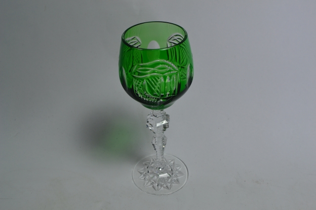 Green Mise Eire Drinking Glass
