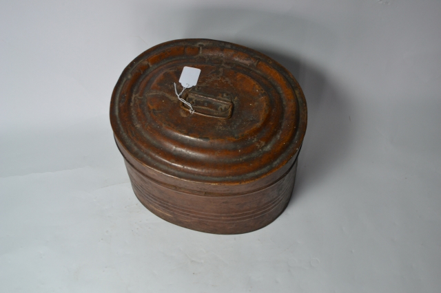 An Oval Glazed Hat Box