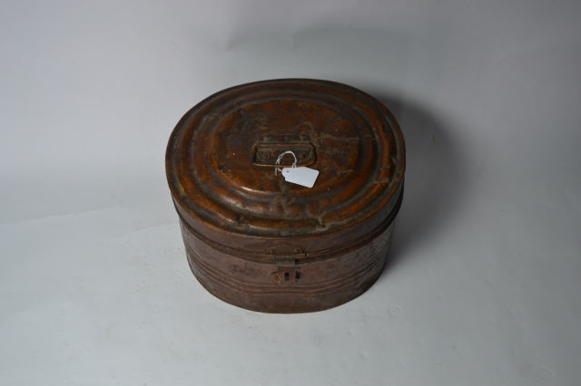 An Oval Glazed Hat Box