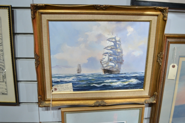 The Clipper Wylo, Oil on Board by Dale Bylae