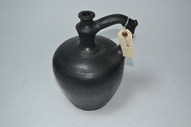 Etruscan Style Bucchero Olive Oil Container