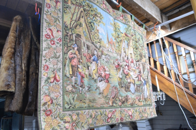 Tapestry of Village Life, Belgian. 