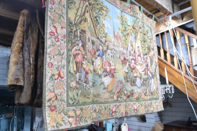 Tapestry of Village Life, Belgian. 