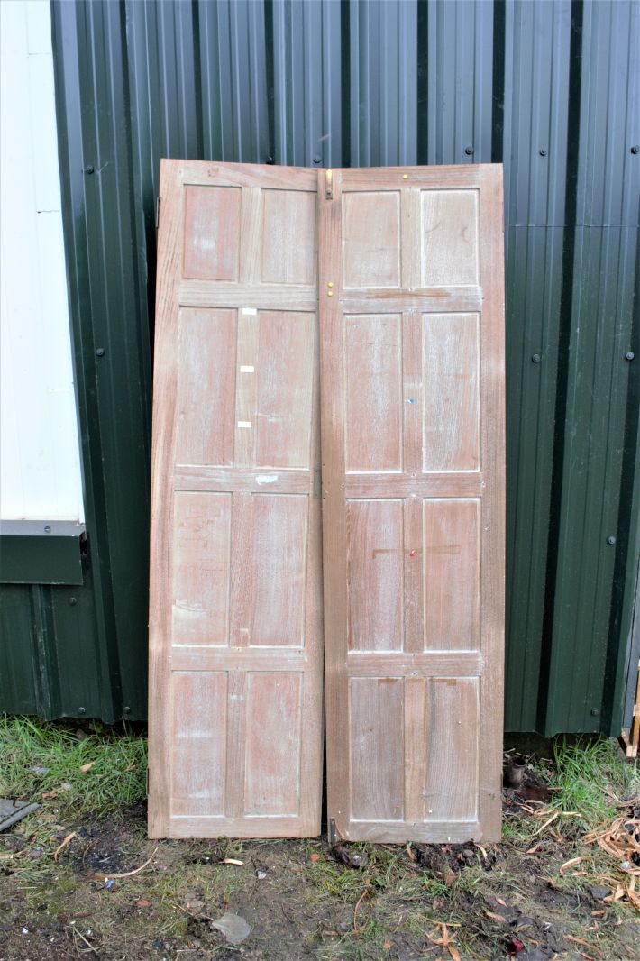 A Pair of Oak Double Doors