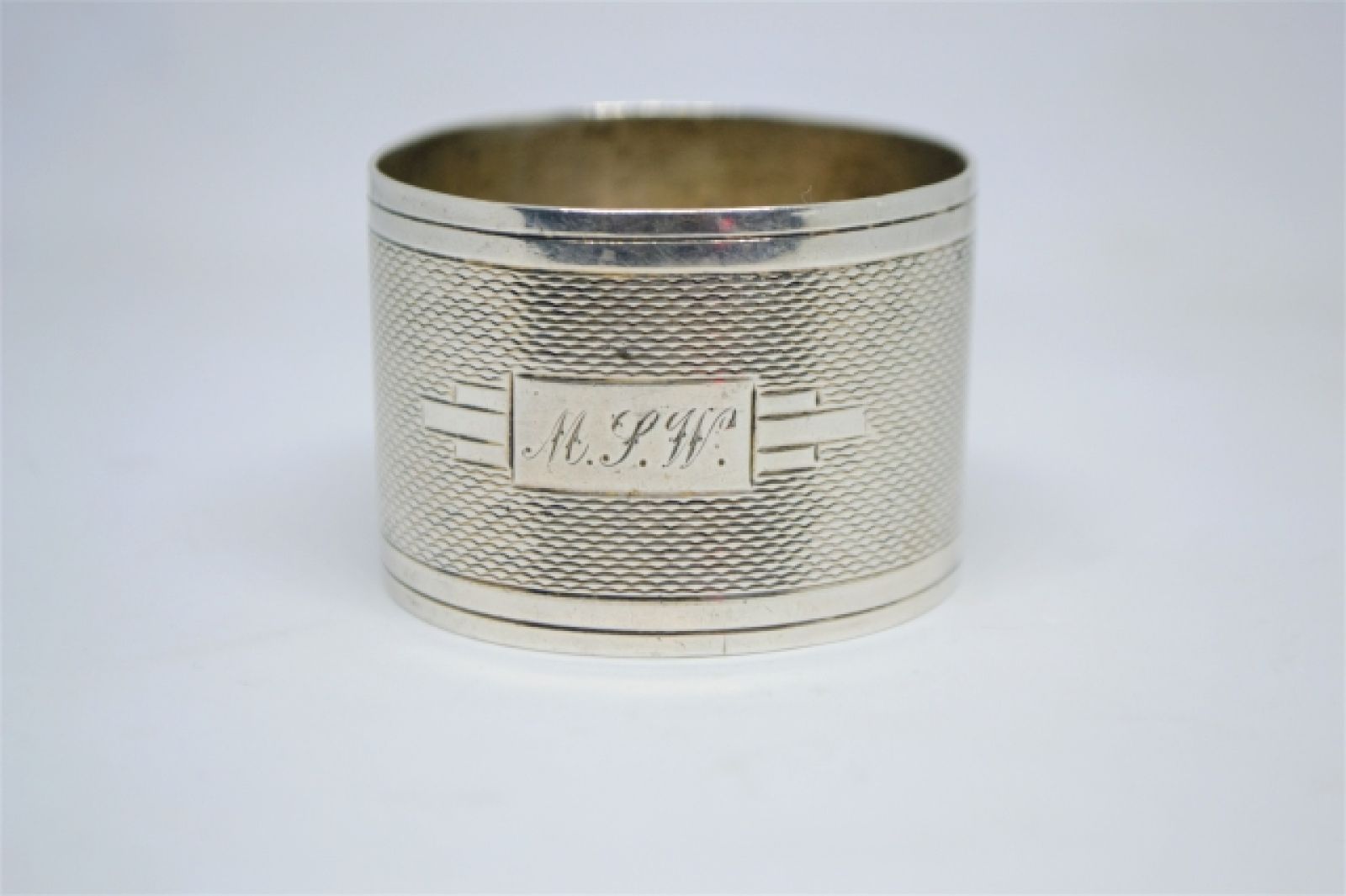 A Silver Napkin Ring. Birmingham 1946 by Ernest W. Haywood.