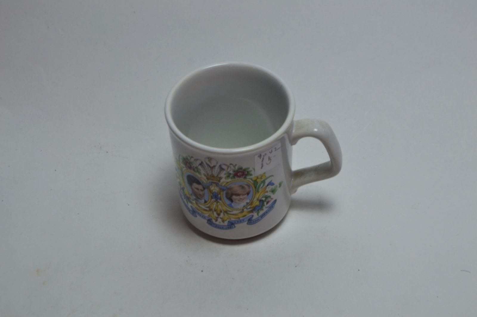Small commemorative mug ;Charles and Diana.